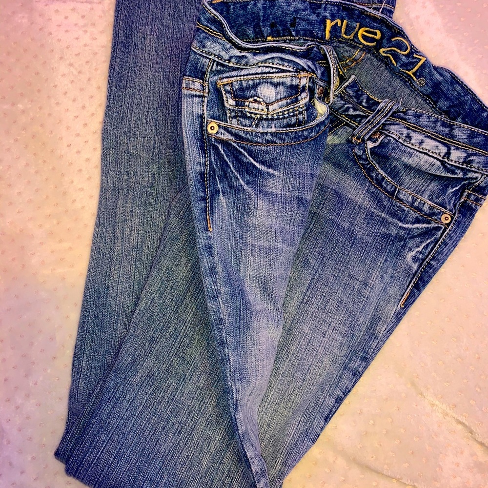 Boot cut jeans
